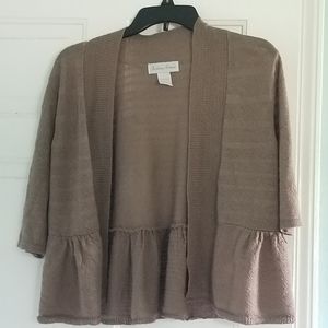 Adorable Earth-Tone Cardigan!